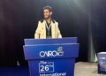 طالب بكلية هندسة يدهش حضور مؤتمر cairo ICT العالمي الافريقي