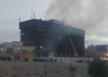 حريق مديرية أمن الإسماعيلية: السيطرة على الموقف وبدء عملية التبريد