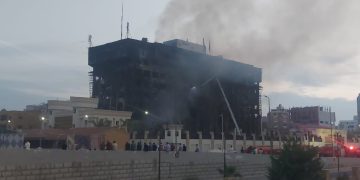 حريق مديرية أمن الإسماعيلية: السيطرة على الموقف وبدء عملية التبريد